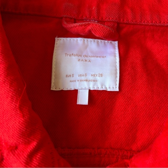 Zara Distressed Denim Jacket - Picture 6 of 6